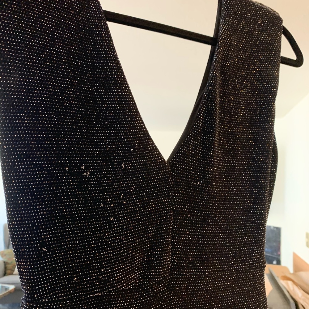 Black sparkly mini dress